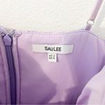 SAU LEE Selena Lace Dress in Lavender Midi Revolve Size 2 Purple Photo 4