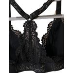 Victoria's Secret Victoria‎ Secret bra Bralette black lace Wireless Racerback Sz S Photo 3