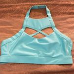 Chestee Barbella open back halter sports bra or swim top sea foam color Blue Size undefined Photo 2