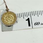 Anna Beck  Classic Circle Two-Tone Drop Earrings Photo 4