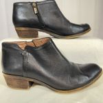 Lucky Brand Bardon 2 Ankle Bootie Stacked Heel Boots Black Leather Women’s 7 M Photo 1