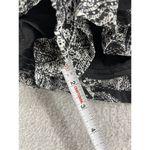 Nectar Clothing  Women's Romper Black Shorts Small Long Sleeve Sheer Surplice Photo 9