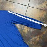 Zella  Blue Long Sleeve Crew Neck Top 2X Photo 3