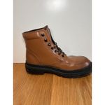 BP Boots Womens Size 8.5 Brown Leather Lace Up Lug Sole Ankle Combat Hiker Photo 5