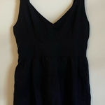 Abercrombie & Fitch Large NWT Black 100% Cotton Dress Vacation Photo 0