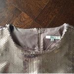 BB Dakota Champagne Sequined Mini Dress Photo 3