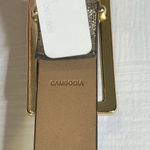 Michael Kors NWT  Logo Monogram Belt Gold Buckle Size Large Photo 5