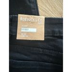 Sears And Robuck Skinny Jeans Black Denim 6 Short Mid Rise Skinny Leg Size 6P Photo 2