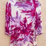 Just Cavalli multicolor floral keyhole bow blouse size IT40 US 4 S small Photo 9