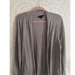 Halston Women's Gray Open Front Cardigan Sweater XL Photo 2