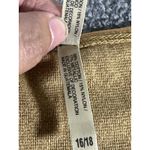 White Stag  Metallic Gold Long Sleeve Knit Top Women's Large Size 16-18 Photo 8