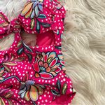 Tabitha Brown x Target Pink Floral One Piece Cutout Swimsuit Swim Suit XXS new Photo 3