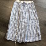Sita Murt Knit Feelings Blue Stripe Knee Length Skirt Size 36 (2) (XS) Photo 4