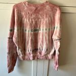 Something Navy Dollie Embroidered Tie Dye Pullover Sweater XS Photo 9