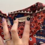 Elodie  | Red and Blue Floral Print Tank Top Medium Photo 5