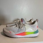 Puma Pacer Next Cage Rainbow 372530-01 Wht Tennis Athletic Golf Shoe Casual 8.5 Photo 2