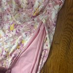 Floral Pink Dress Size M Photo 3
