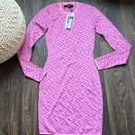 Versace  all-over logo-print knit dress Photo 0