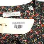 NWT Doen Honey Midi in Black Petit Jardin Floral Cotton Tiered Dress L Size L Photo 8