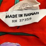 Vintage Made in Hawaii Muumuu Floral Hibiscus Print with Pockets Photo 5