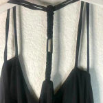Socialite  black braiding tank sz S NWT Photo 1