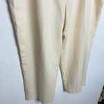 Ann Taylor NWOT The Belted Taper Pant In Cream 602123 Size 16 Photo 4