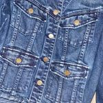 Vintage Ralph Lauren Jean Jacket Women’s Size M RL Denim Band Collar Jacket Blue Size M Photo 3