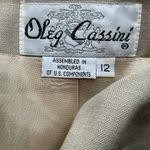 Oleg Cassini Vintage Y2K academia jacket grey gold button with pockets size 12 Photo 5