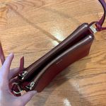 DKNY  Bryant Park -Vegan Leather Top Zip Red Crossbody Handbag Bag Photo 3
