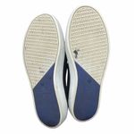 Rothy's  The Original Slip On Black Slip On Sneakers with Blue Trim Photo 4
