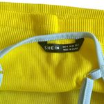 SheIn Medium Sexy ribbed Yellow Cropped yellow tank Planet and alien vibes​​​​ Photo 6