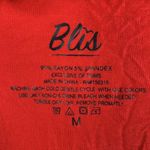 Blis Red Lace Trim Lightweight Robe Medium New Photo 3