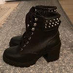 NWT Studded Moto Boots Black Size 6 Photo 5