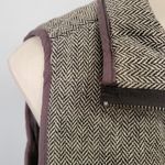 Staccato Stitch Fix  gray herringbone vest size medium Photo 5