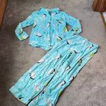 Adonna  Penguin Chill Flannel Pajama Set SIZE M Photo 0
