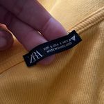 ZARA gold cropped polo Photo 4