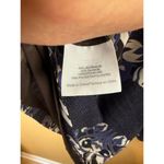 Tory Burch Lisa Silk Blue Floral Sheer Sleeve Blouse - Size - 4 Photo 6