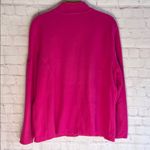 L.L. Bean Women's Bright‎ Pink Fleece Zip Up Jacket Size XL Photo 2