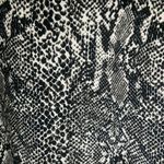 Cathy Daniels  Black/White Snake Print Short Sleeve Tee L Photo 6
