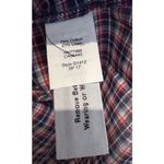 Madewell NWT Tie Sleeve Popover Top Cotton LINEN Blend Plaid Size M BOHO Photo 4