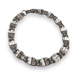 Sarah Coventry Womens Chain Bracelet Silver Tone Stamped Photo 2