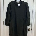 Saga Dress One Size Side Pleat Short Dress One Size Made In Italy Lagenlook Photo 0