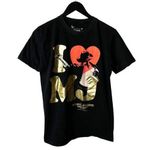 2013 Michael Jackson Graphic Tee Womens Cirque Du Soleil Medium Gold Foil Black Photo 0