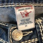True Religion  straight low waist nat mega T‎ jeans size 25 tall Photo 7