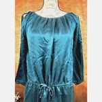 Chaser  Silk Charmeuse Mini Dress - Evergreen - size M Photo 1