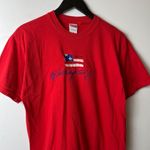 American Vintage Washington DC T Shirt Vintage Y2K Red Medium M Embroidered Tee Photo 9