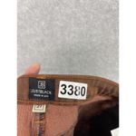 Just Black  Women's Pants Distressed Brown Size 27 Skinny Cotton Blend USA Made Photo 2