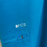 FIGS - High Waisted Yola Skinny Scrub Pants Extreme Blue Doctor Nurse Tall Photo 7