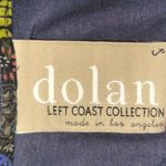 Anthropologie Dolan SM Left Coast Navy Crossover Back Mixed Media Blouse Photo 3