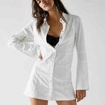 Free People  ||  Thea ivory shirt Minidress Photo 0
